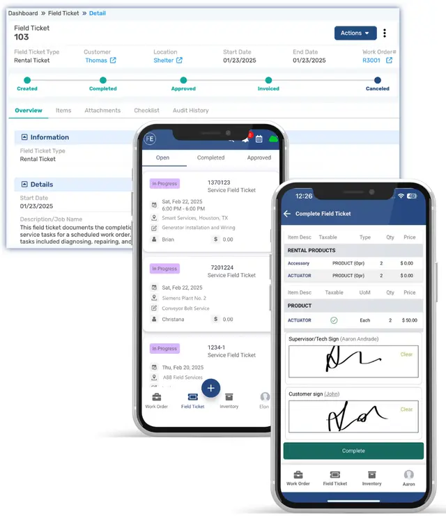 Digital Field Ticketing