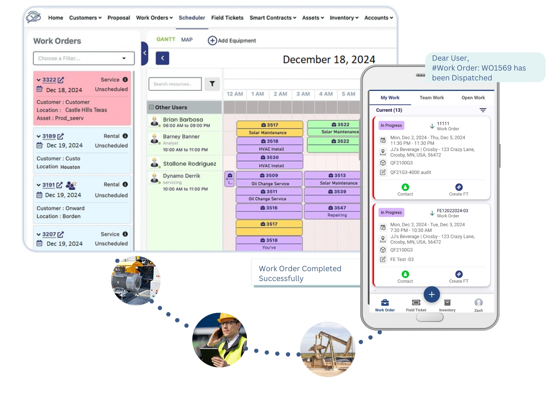 Scheduling & Dispatch Software