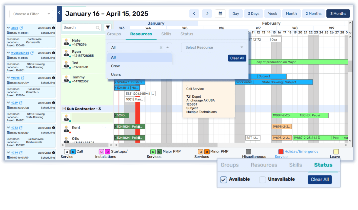 Field Service Scheduling and Dispatch Software