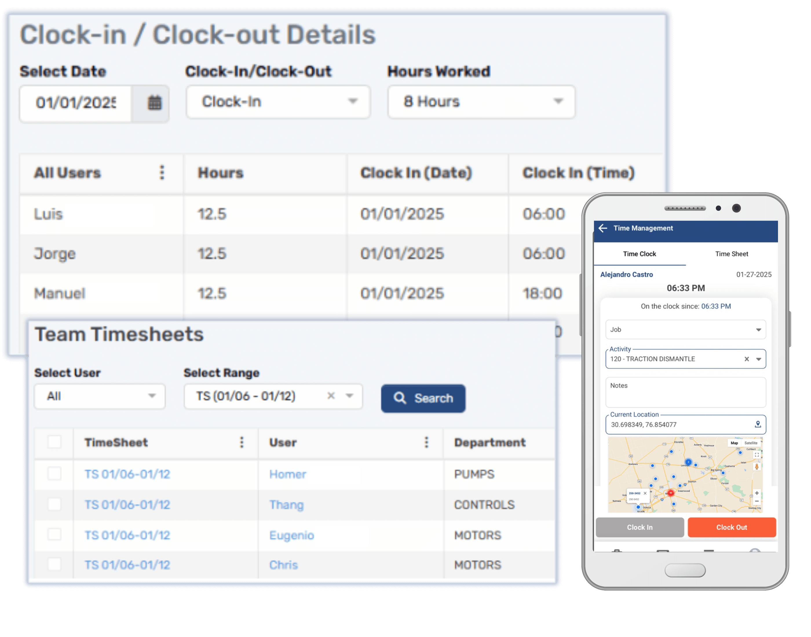 Field Service Time Management Software