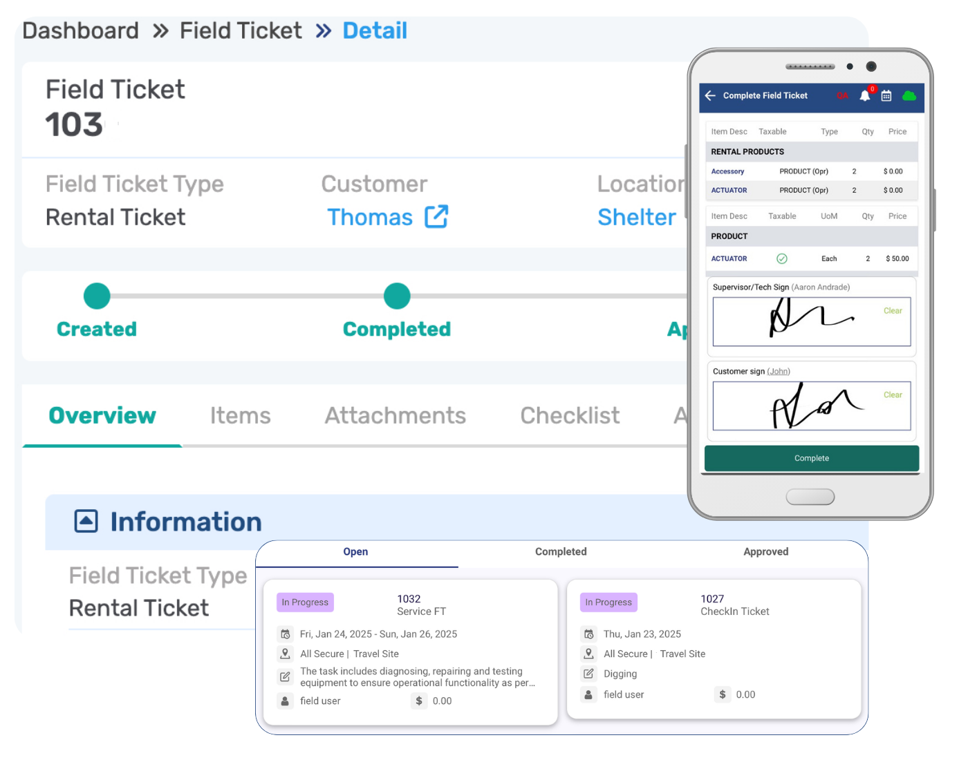 Digital Field Ticketing Software