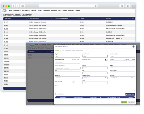 Asset Equipment Tracking