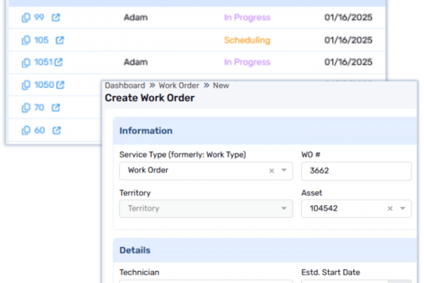 Field Service Work Order Management Software